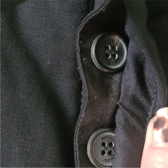 Men Gucci Black Tuxedo Dress Pants - Picture 3 of 12